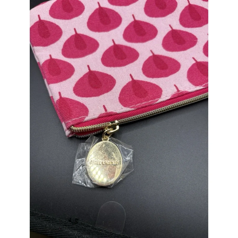 Estee Lauder Pink Floral Cosmetic Bag Pouch Beauty In Bloom Travel Makeup Unused